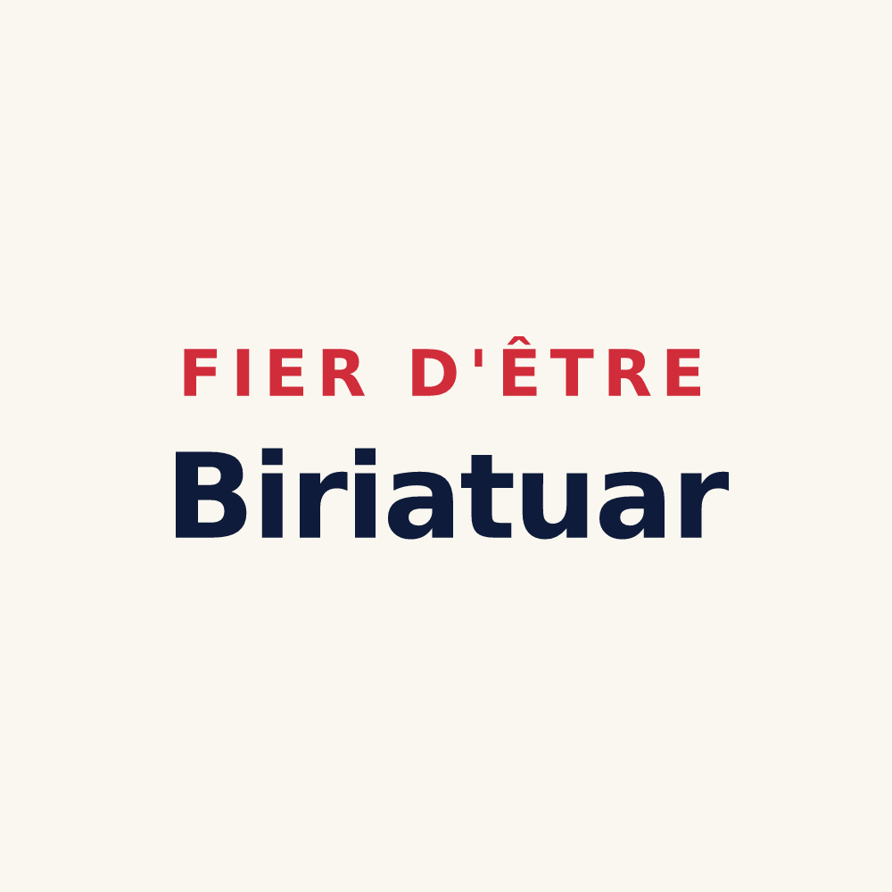 Tasse « Fier d'être Biriatuar » — design pour Biriatou