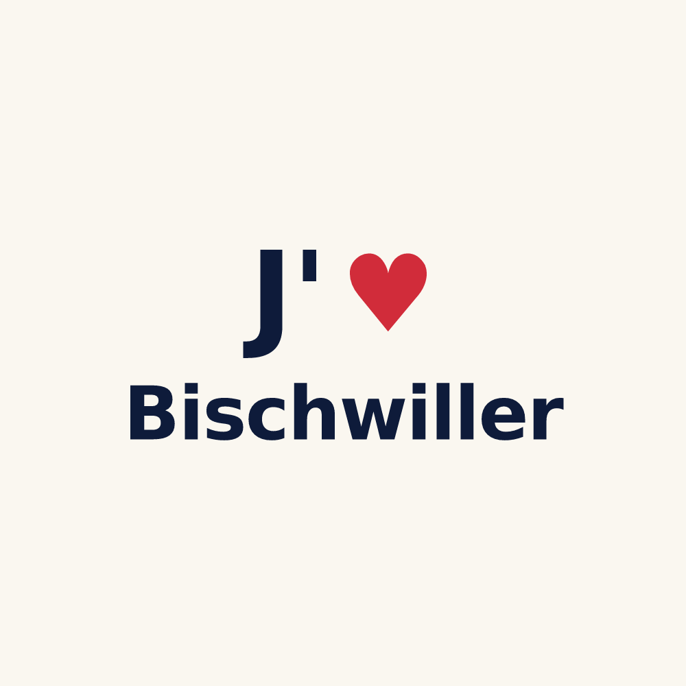Tasse personnalisée Bischwiller — design J'aime Bischwiller