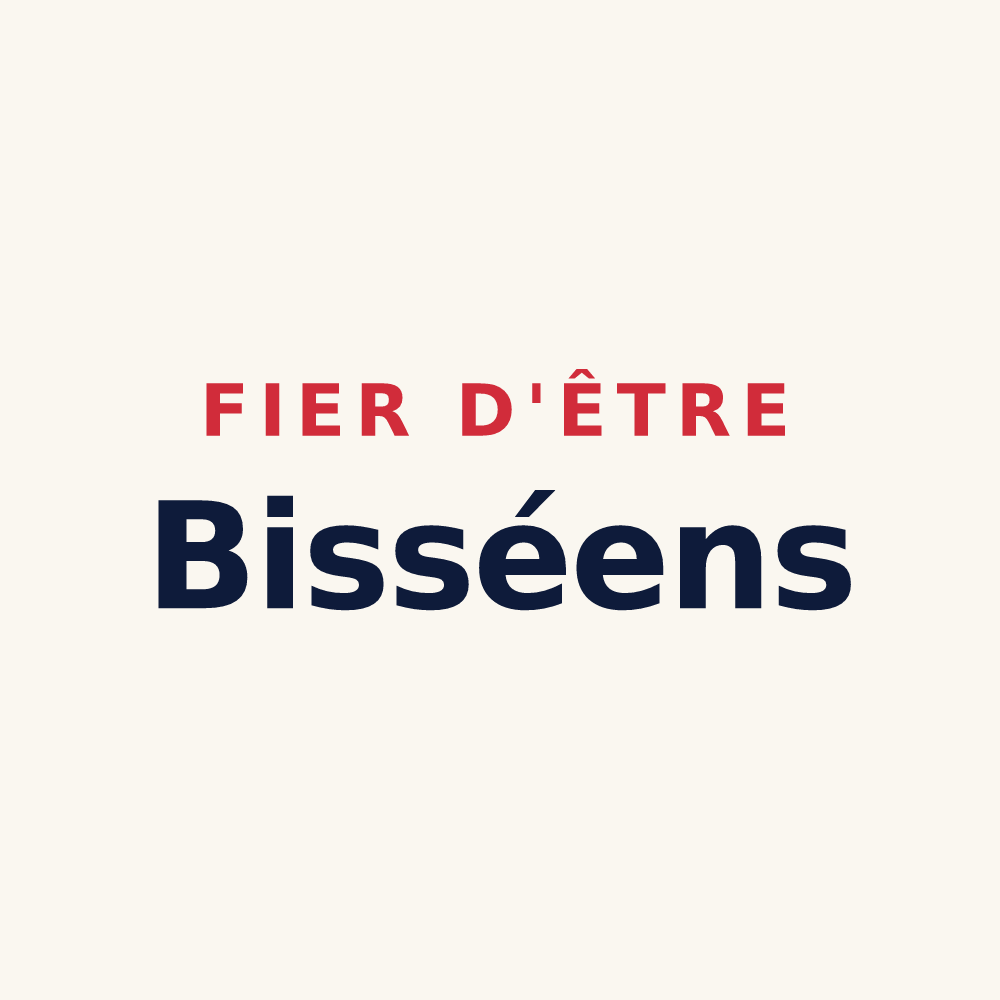 Tasse « Fier d'être Bisséens » — design pour Bissey-sous-Cruchaud