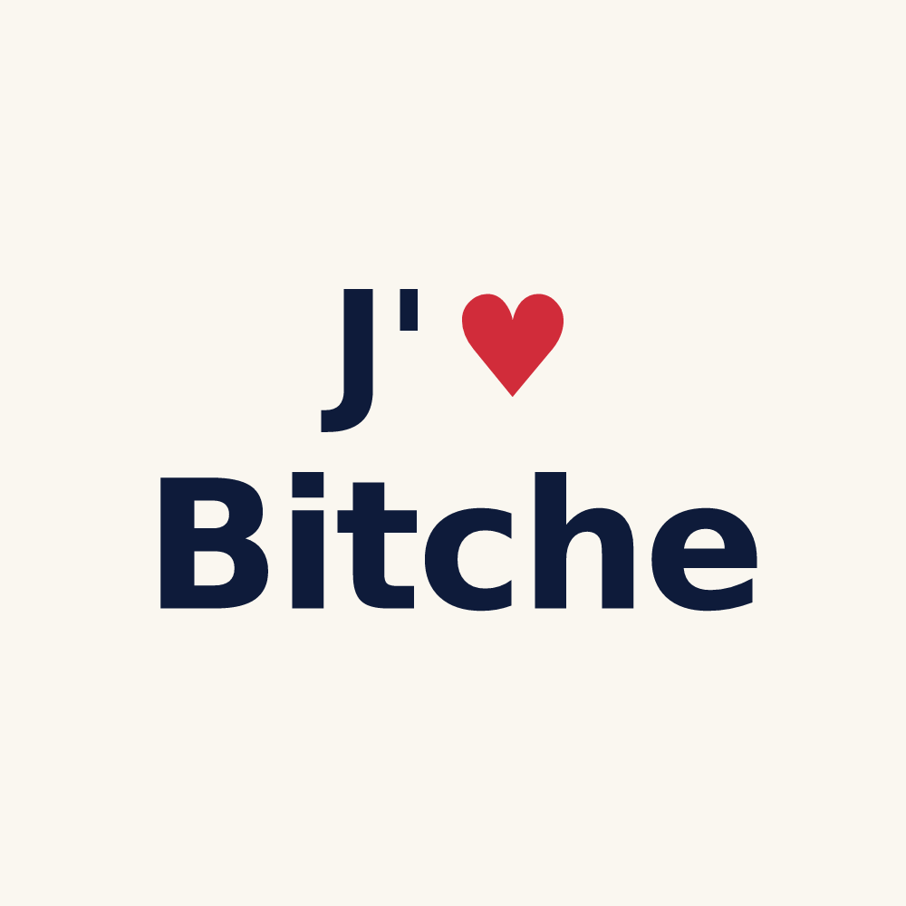 Tasse personnalisée Bitche — design J'aime Bitche