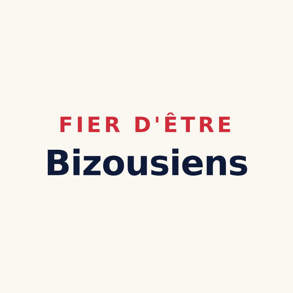 Tasse « Fier d'être Bizousiens » — design pour Bizous