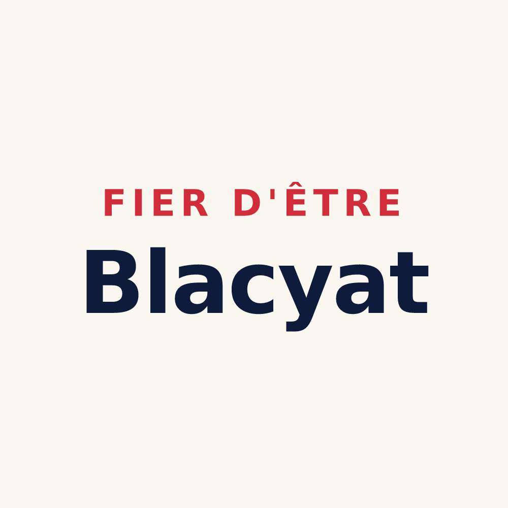 Tasse « Fier d'être Blacyat » — design pour Blacy