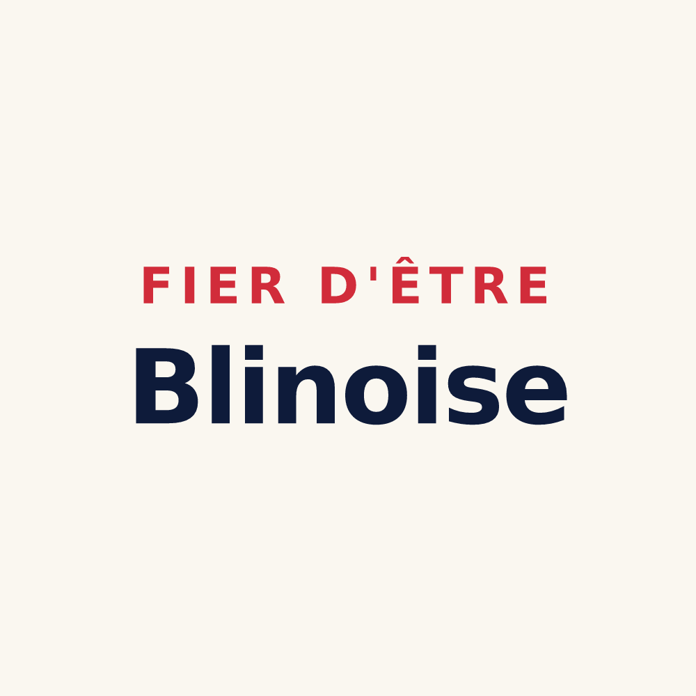 Tasse « Fier d'être Blinoise » — design pour Blain