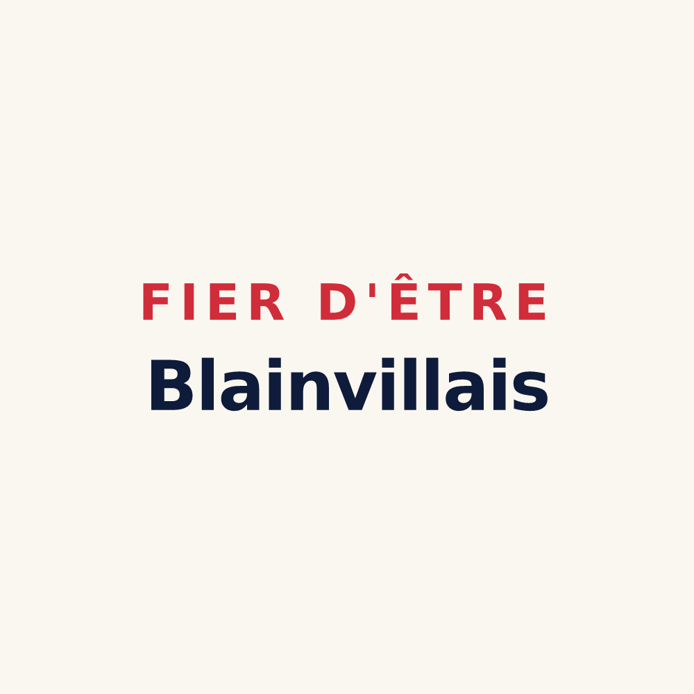 Tasse « Fier d'être Blainvillais » — design pour Blainville-sur-Mer