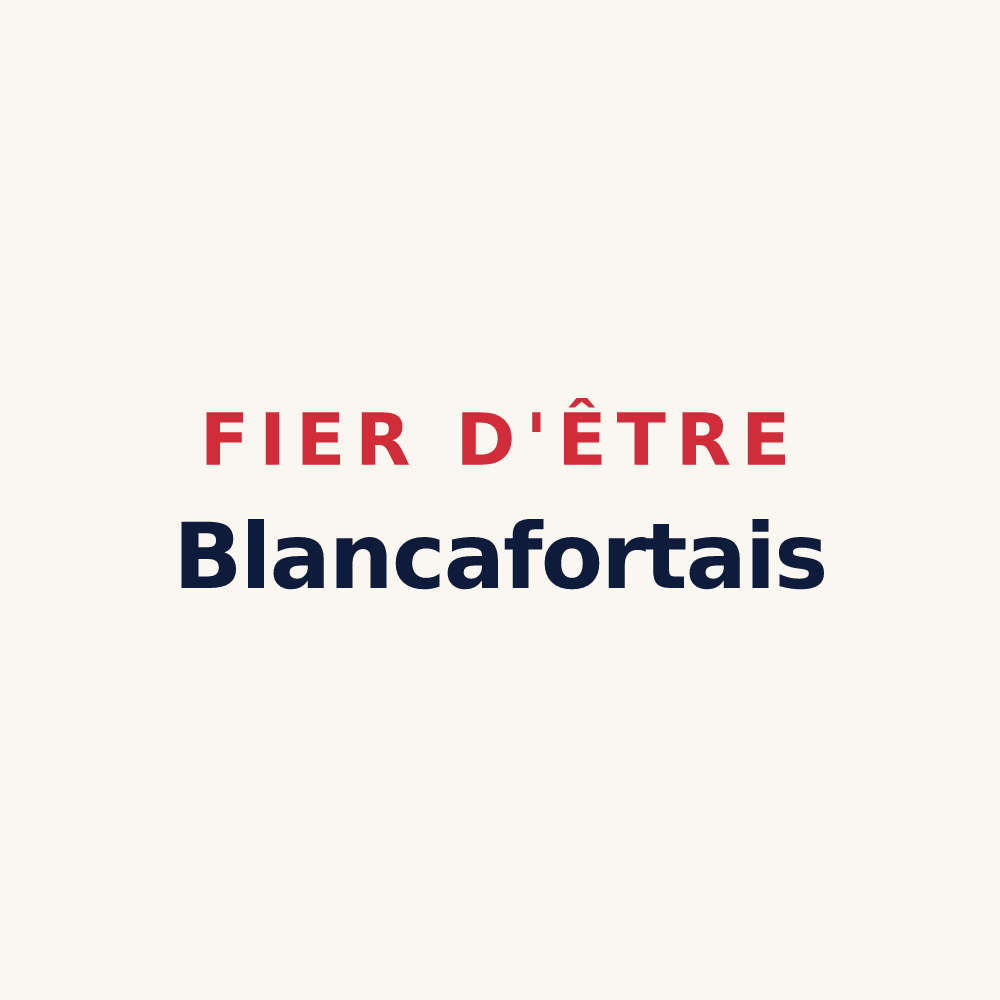 Tasse « Fier d'être Blancafortais » — design pour Blancafort