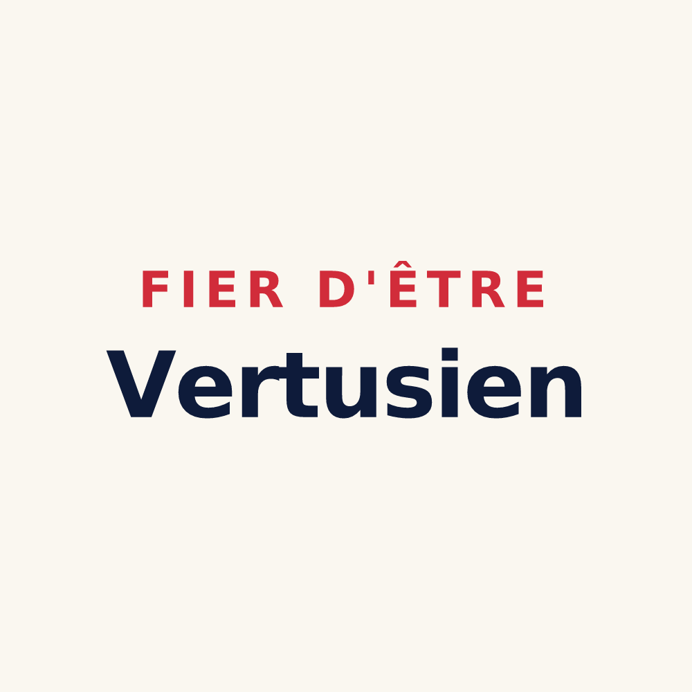 Tasse « Fier d'être Vertusien » — design pour Blancs-Coteaux