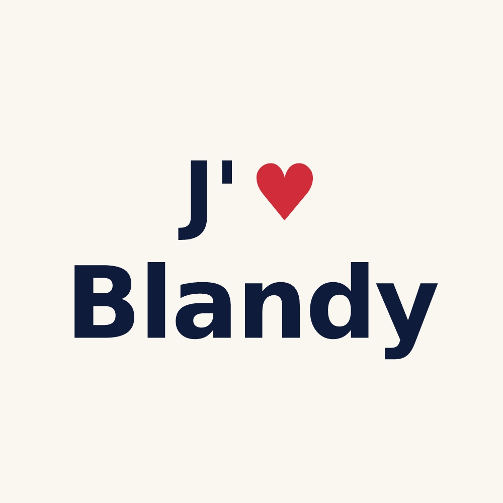 Tasse personnalisée Blandy — design J'aime Blandy