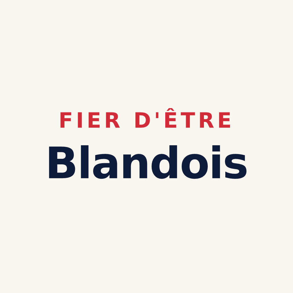 Tasse « Fier d'être Blandois » — design pour Blandy