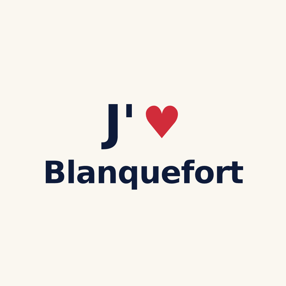 Tasse personnalisée Blanquefort — design J'aime Blanquefort
