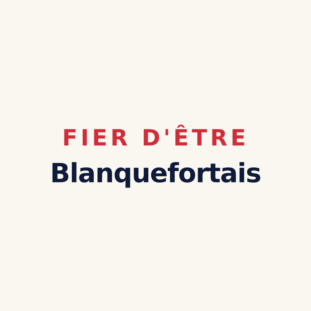 Tasse « Fier d'être Blanquefortais » — design pour Blanquefort