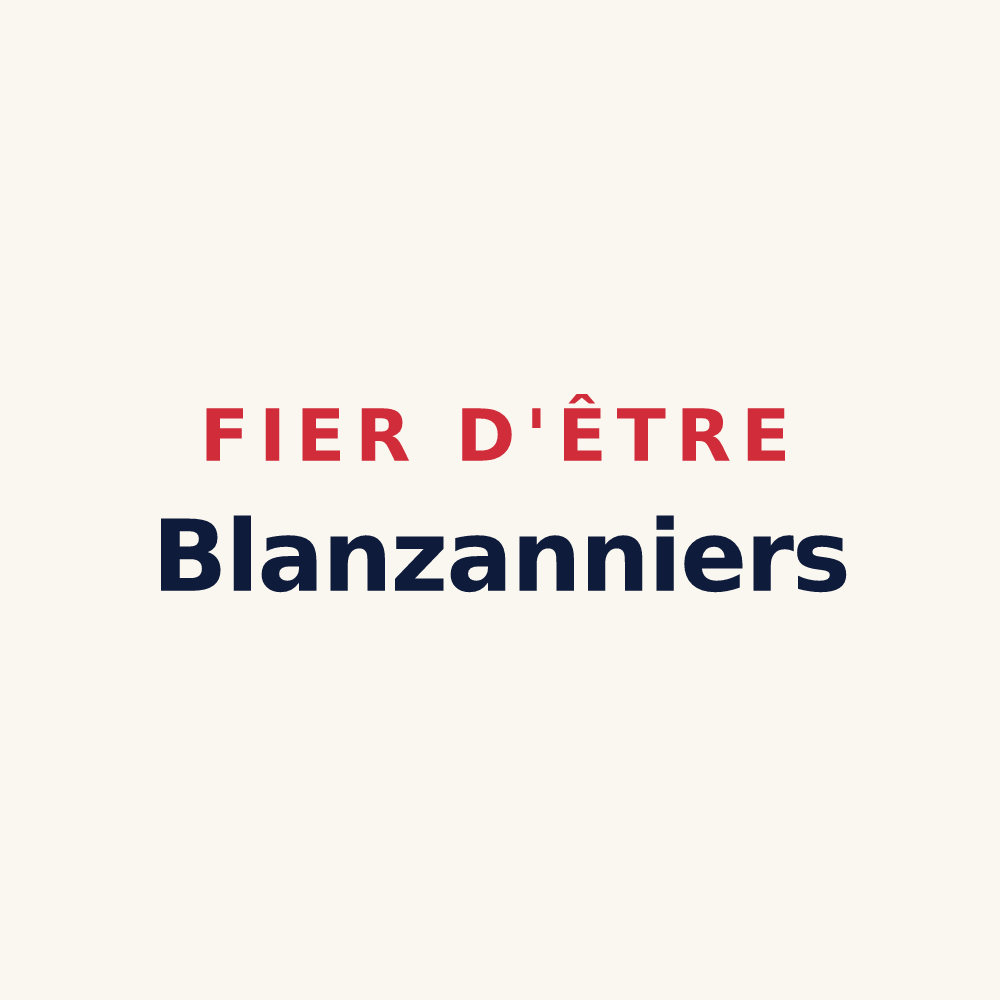 Tasse « Fier d'être Blanzanniers » — design pour Blanzac