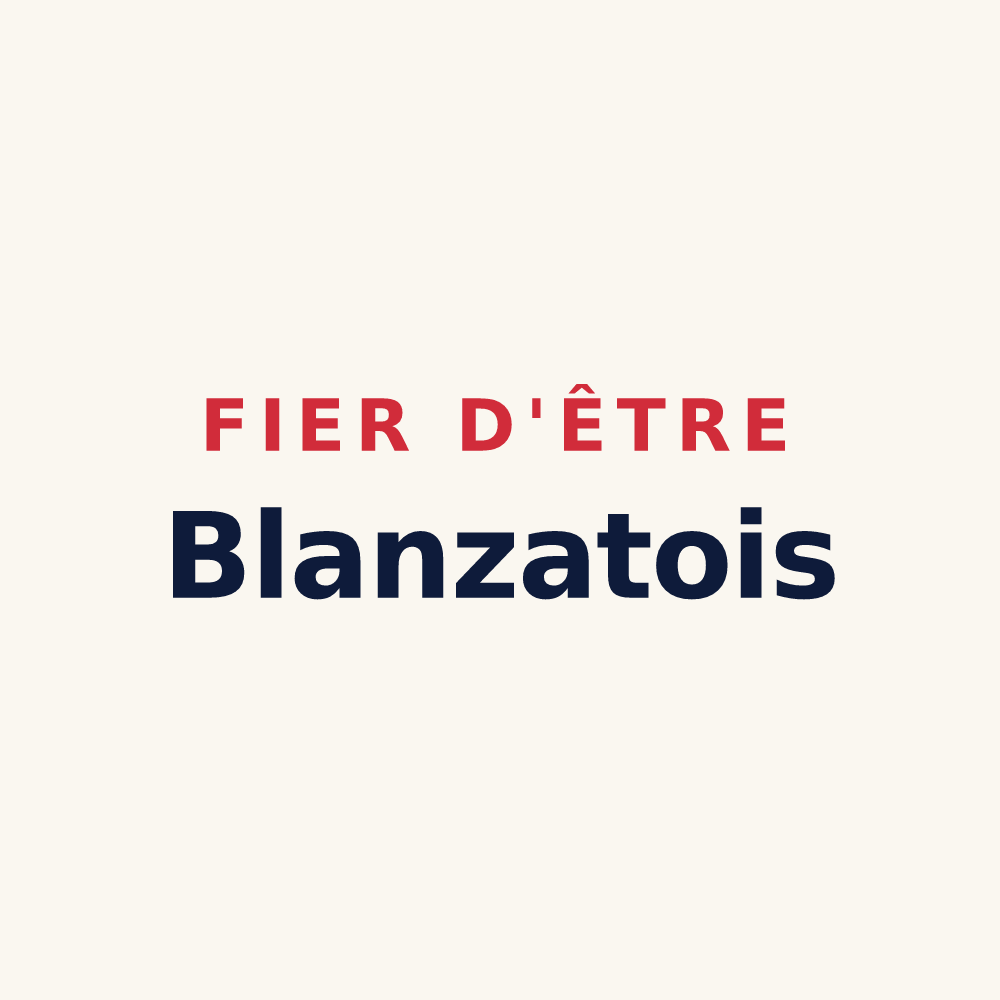 Tasse « Fier d'être Blanzatois » — design pour Blanzat