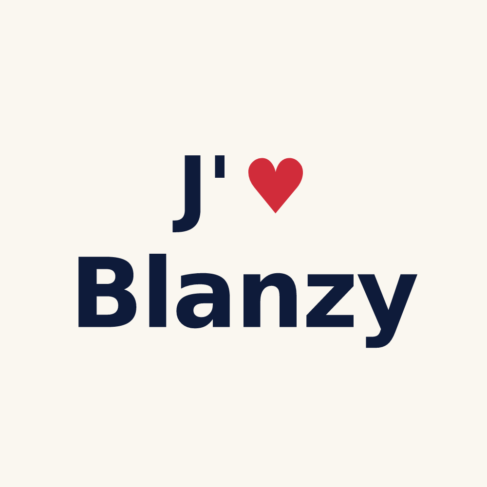 Tasse personnalisée Blanzy — design J'aime Blanzy