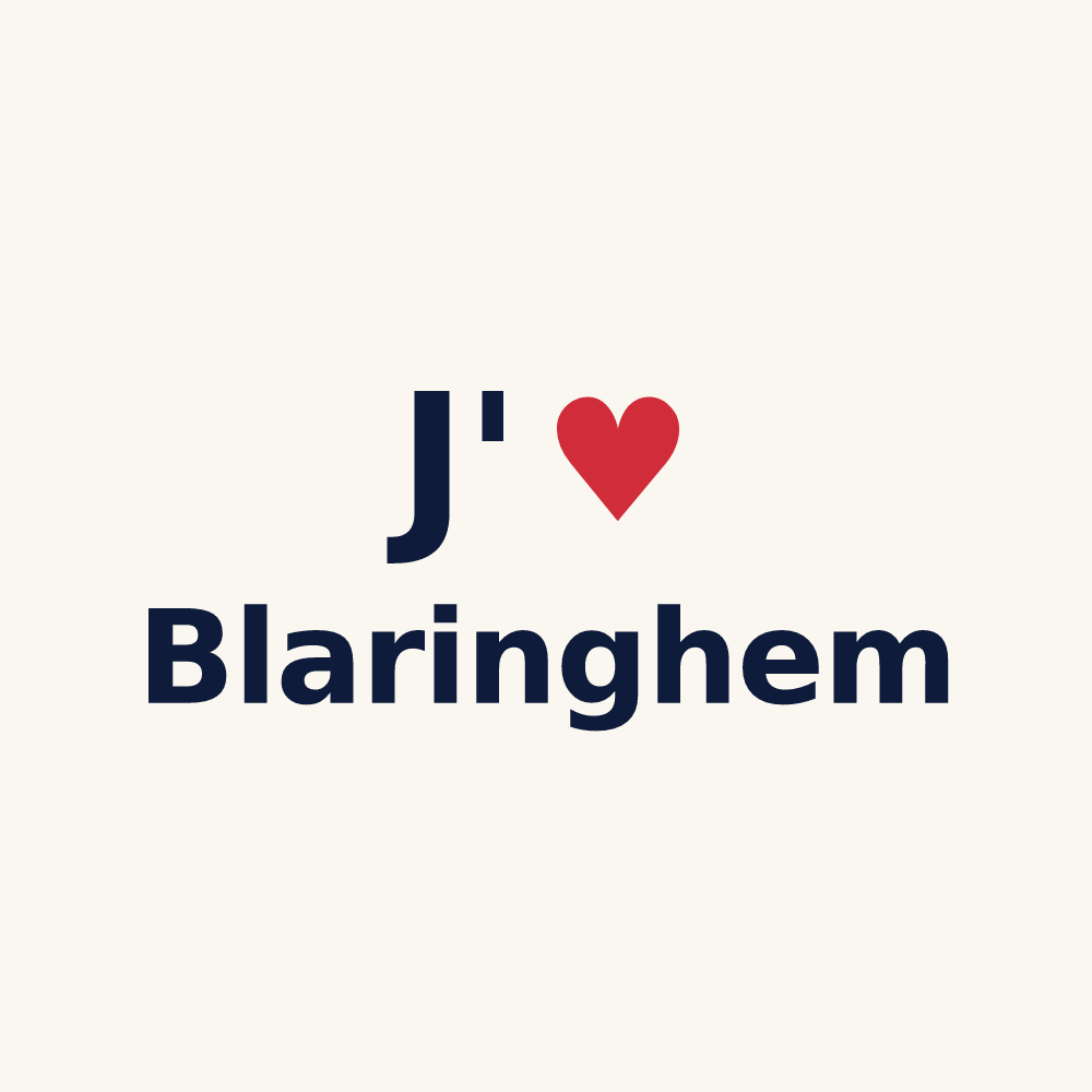 Tasse personnalisée Blaringhem — design J'aime Blaringhem