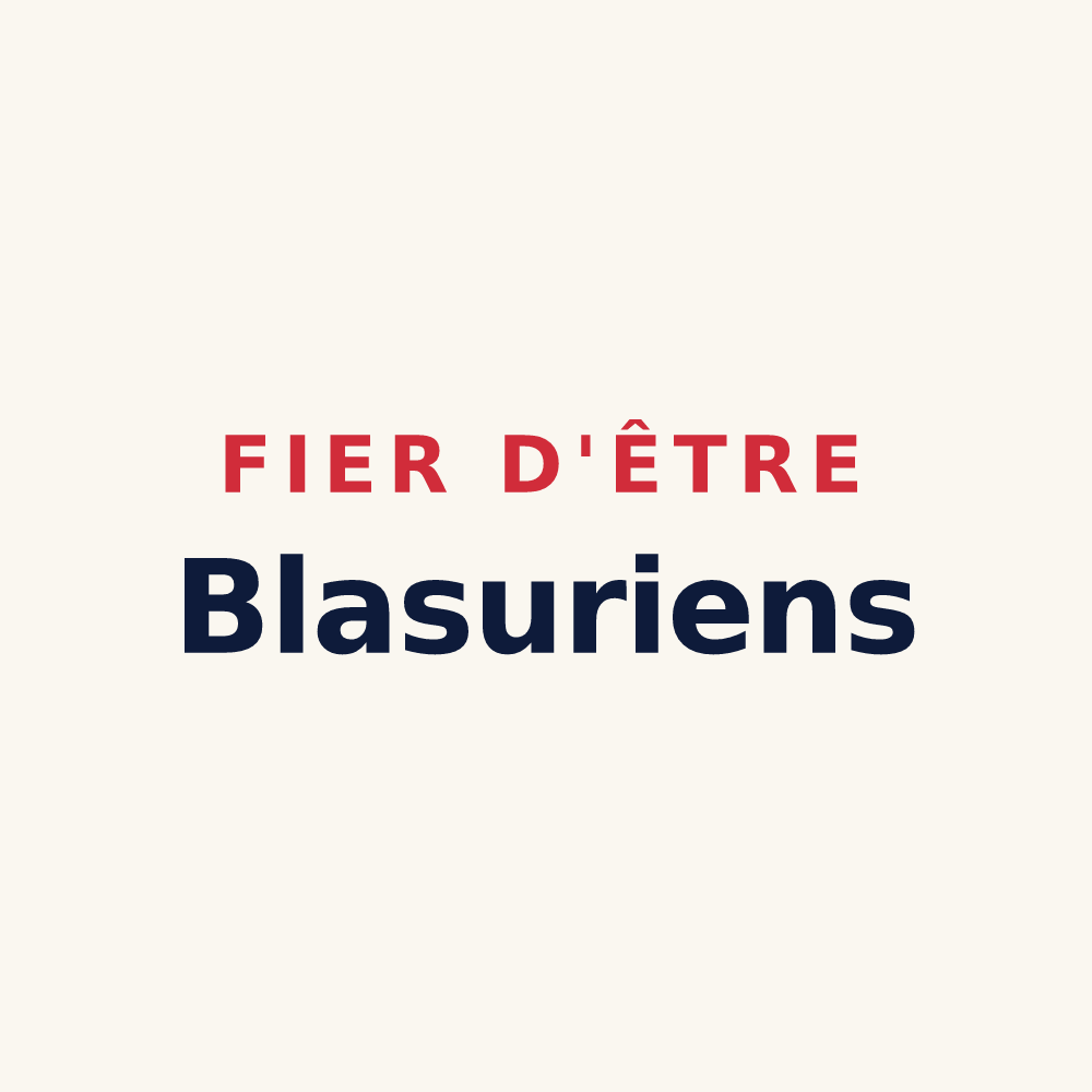 Tasse « Fier d'être Blasuriens » — design pour Blaru