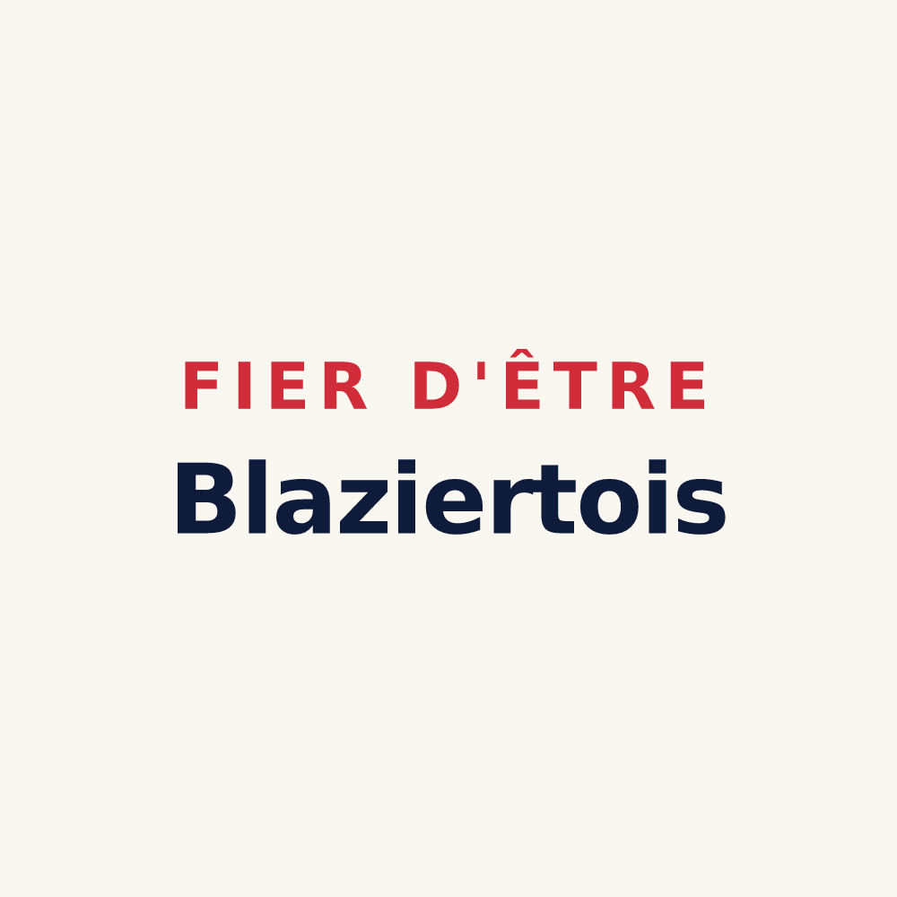 Tasse « Fier d'être Blaziertois » — design pour Blaziert