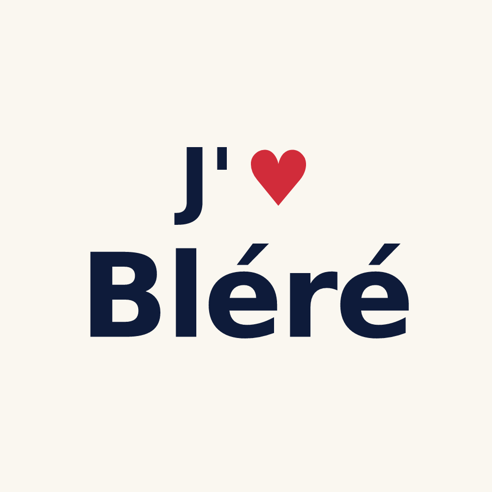 Tasse personnalisée Bléré — design J'aime Bléré