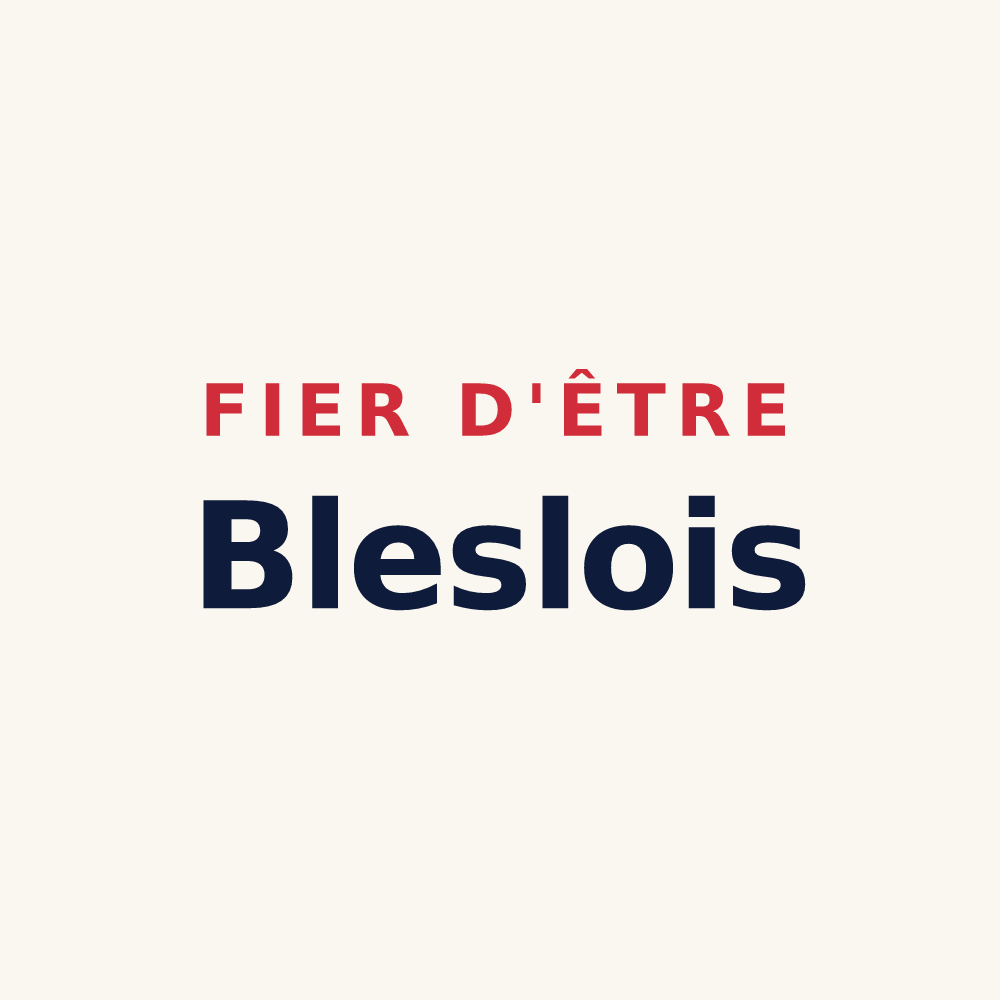 Tasse « Fier d'être Bleslois » — design pour Blesle