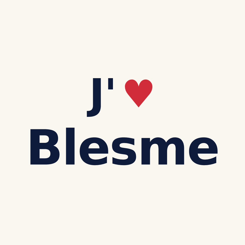 Tasse personnalisée Blesme — design J'aime Blesme