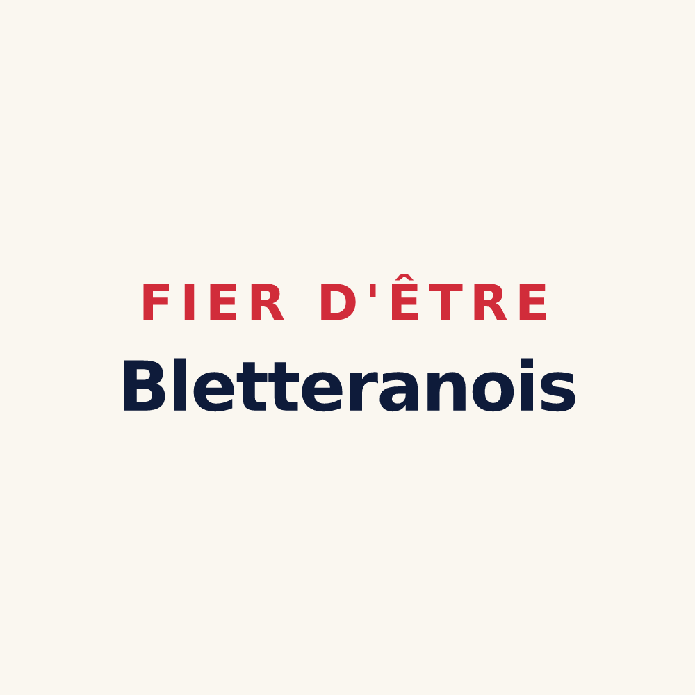 Tasse « Fier d'être Bletteranois » — design pour Bletterans