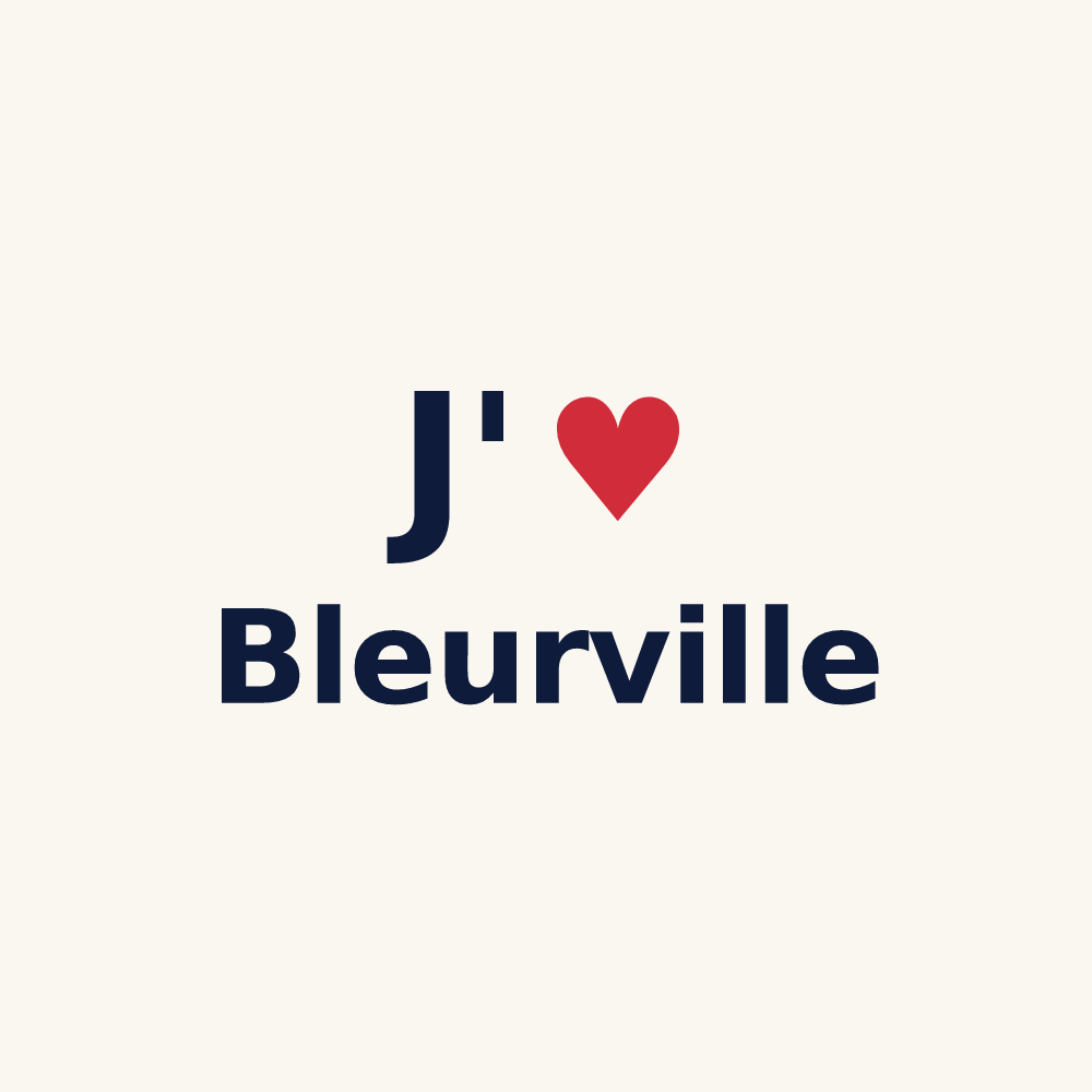 Tasse personnalisée Bleurville — design J'aime Bleurville