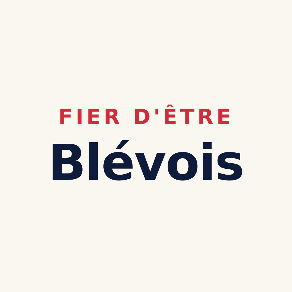 Tasse « Fier d'être Blévois » — design pour Blèves