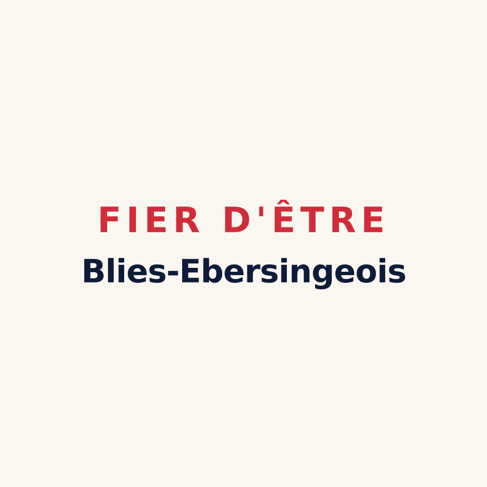 Tasse « Fier d'être Blies-Ebersingeois » — design pour Blies-Ébersing