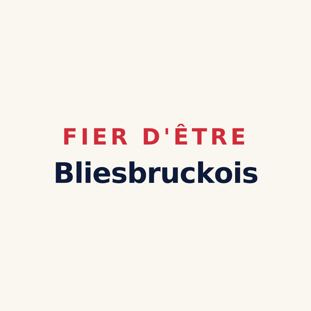 Tasse « Fier d'être Bliesbruckois » — design pour Bliesbruck