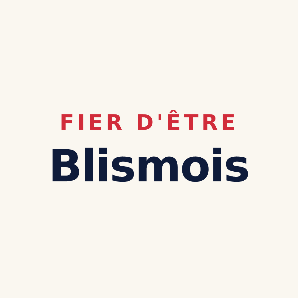 Tasse « Fier d'être Blismois » — design pour Blismes