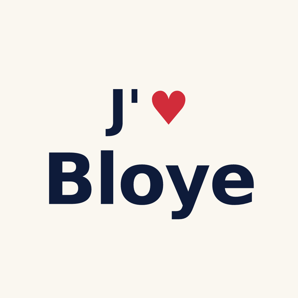 Tasse personnalisée Bloye — design J'aime Bloye