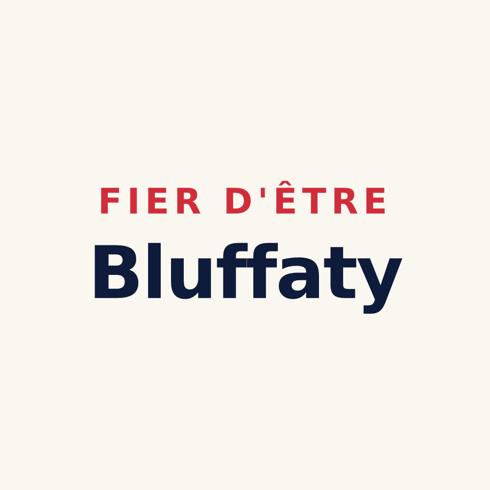 Tasse « Fier d'être Bluffaty » — design pour Bluffy