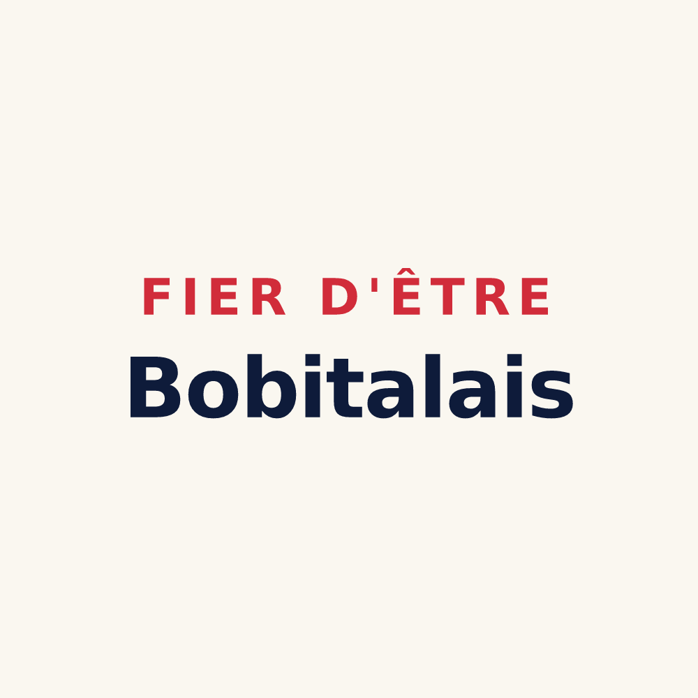 Tasse « Fier d'être Bobitalais » — design pour Bobital