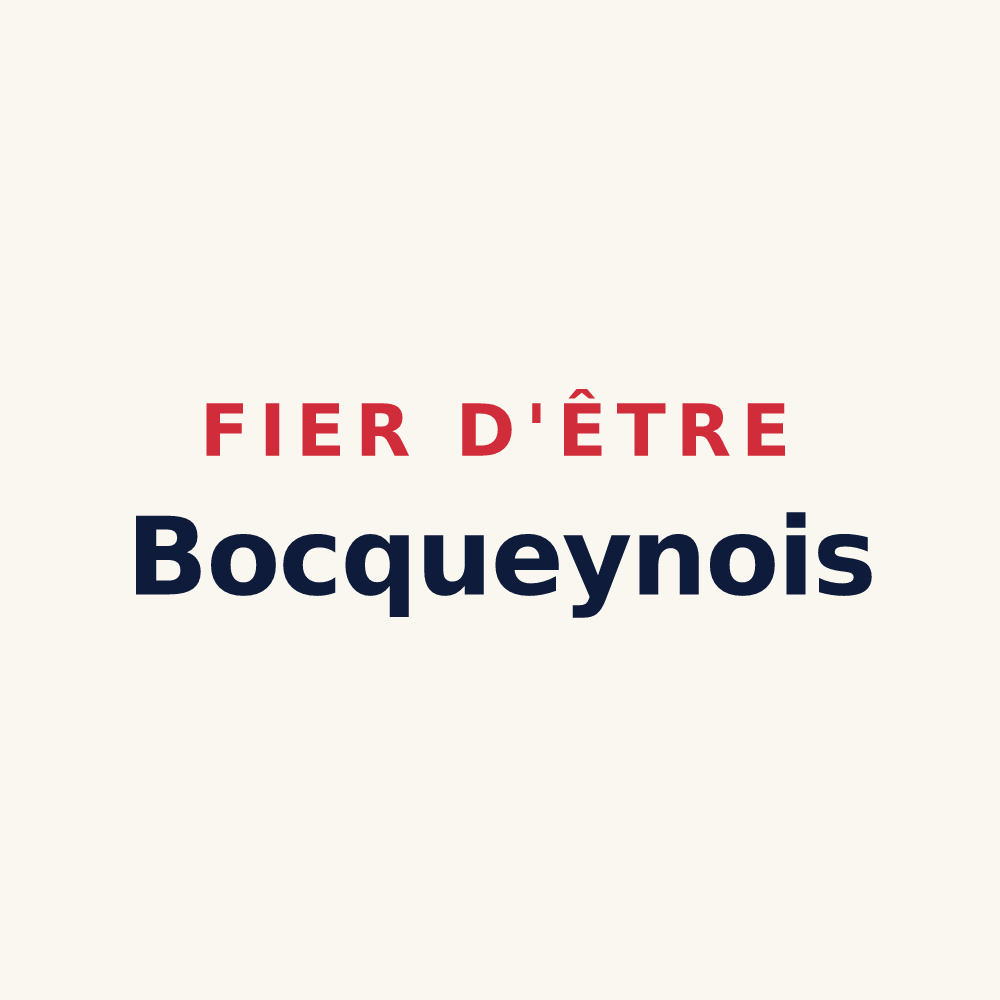 Tasse « Fier d'être Bocqueynois » — design pour Bocquegney