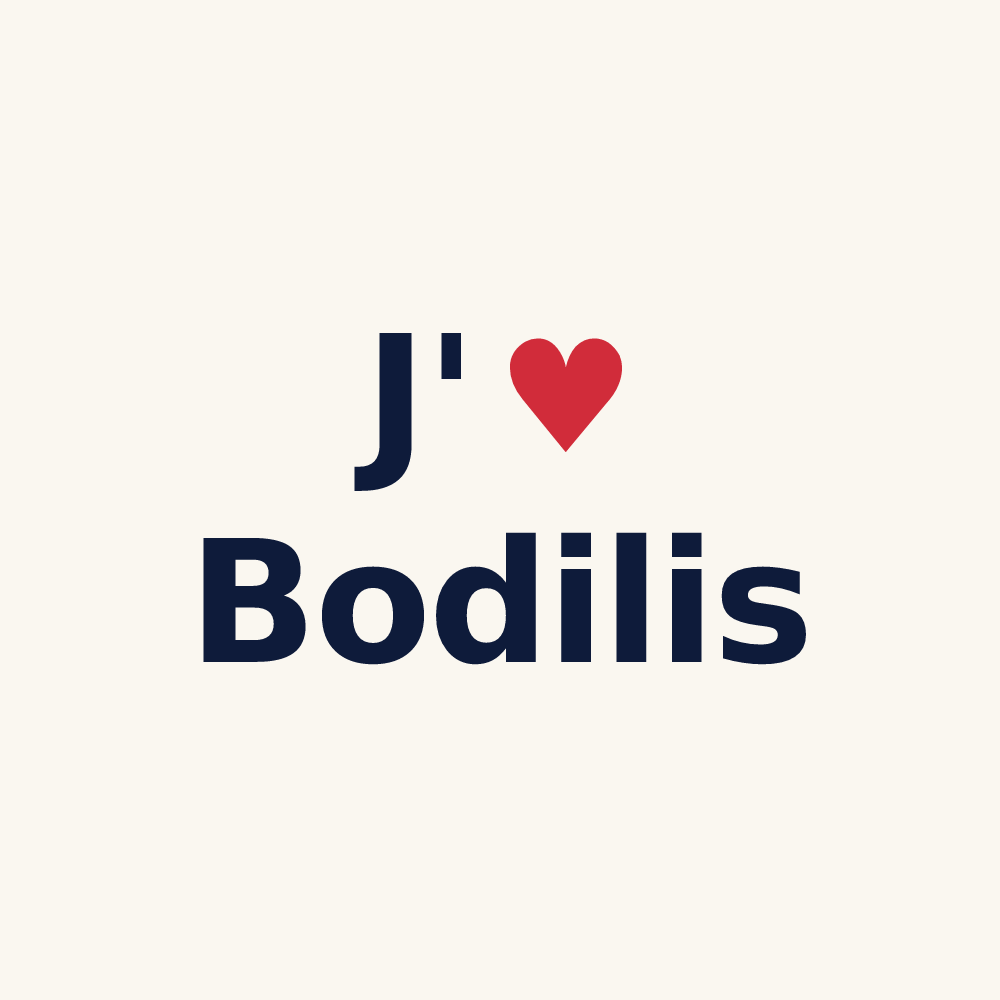 Tasse personnalisée Bodilis — design J'aime Bodilis