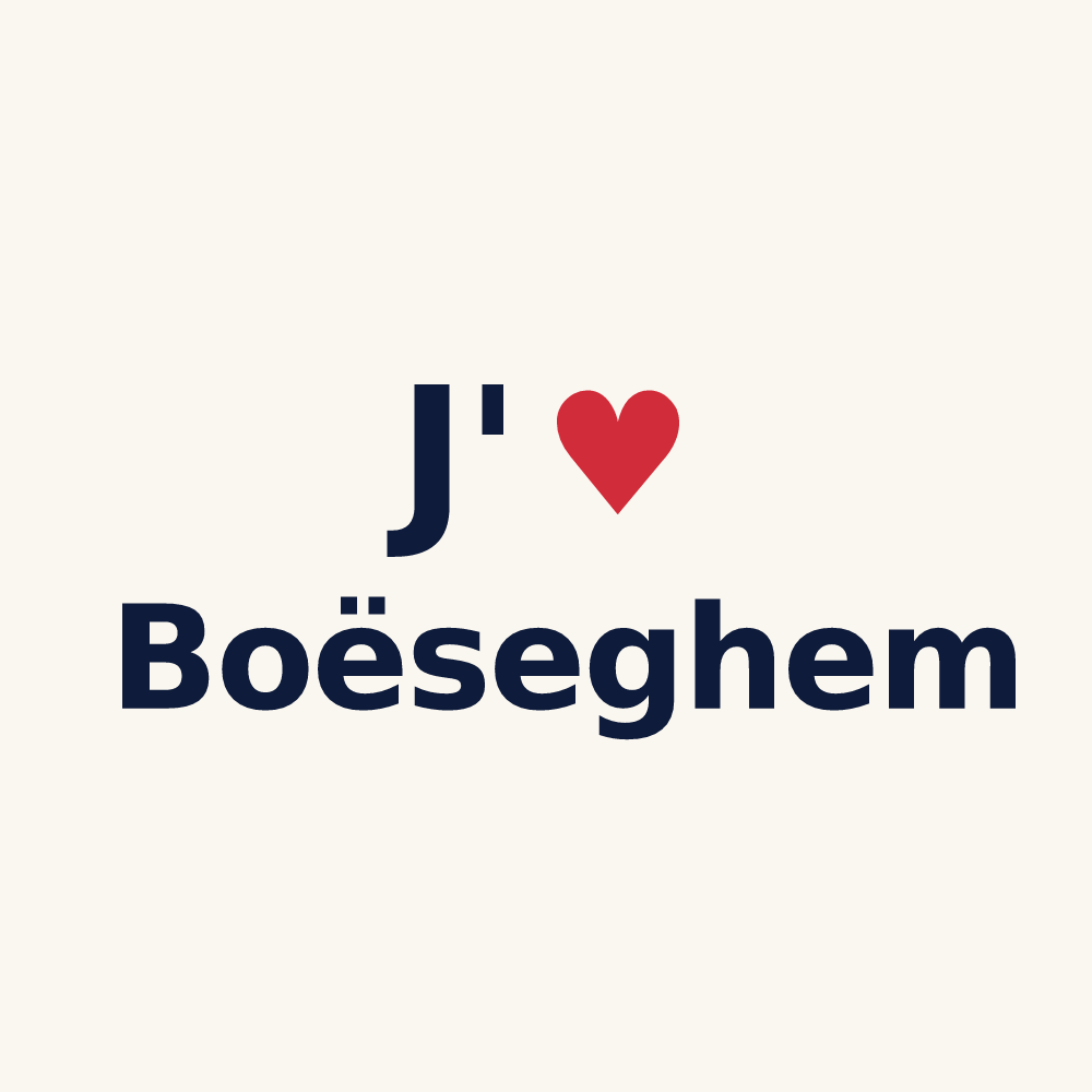 Tasse personnalisée Boëseghem — design J'aime Boëseghem