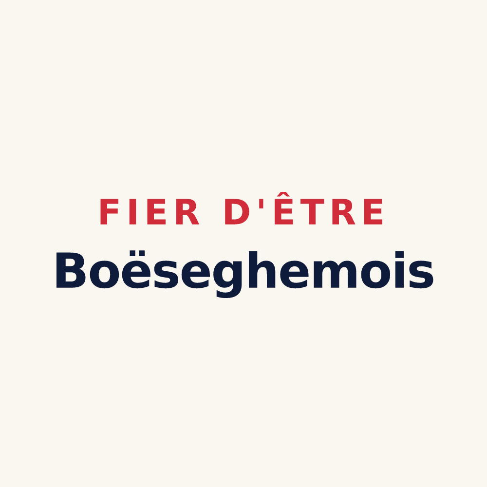 Tasse « Fier d'être Boëseghemois » — design pour Boëseghem