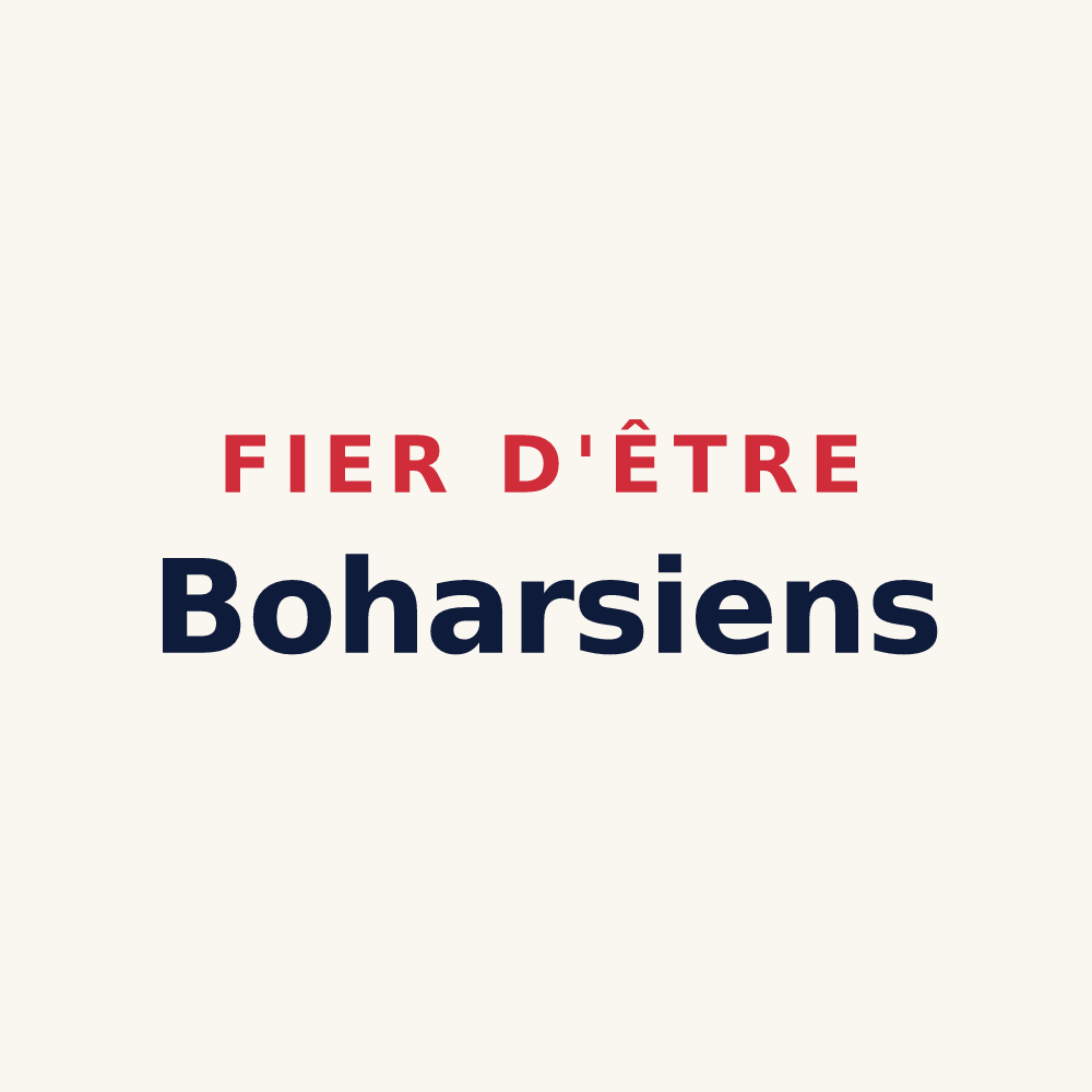 Tasse « Fier d'être Boharsiens » — design pour Bohars