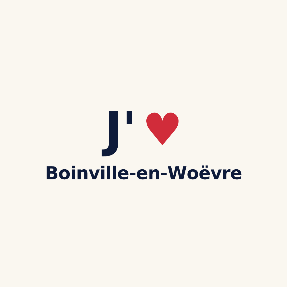 Tasse personnalisée Boinville-en-Woëvre — design J'aime Boinville-en-Woëvre