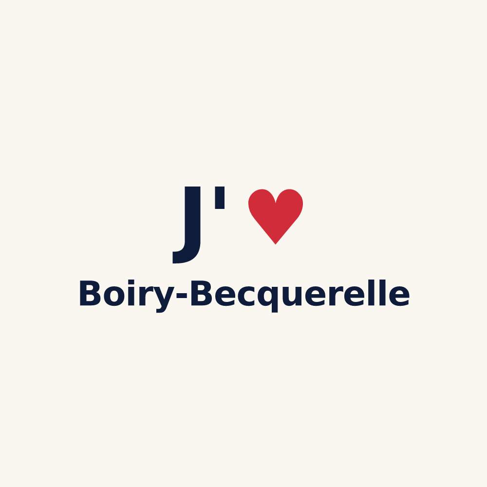 Tasse personnalisée Boiry-Becquerelle — design J'aime Boiry-Becquerelle