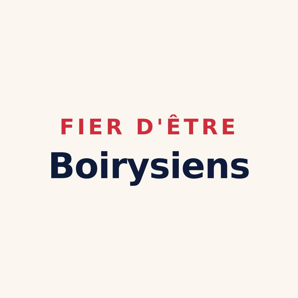 Tasse « Fier d'être Boirysiens » — design pour Boiry-Saint-Martin