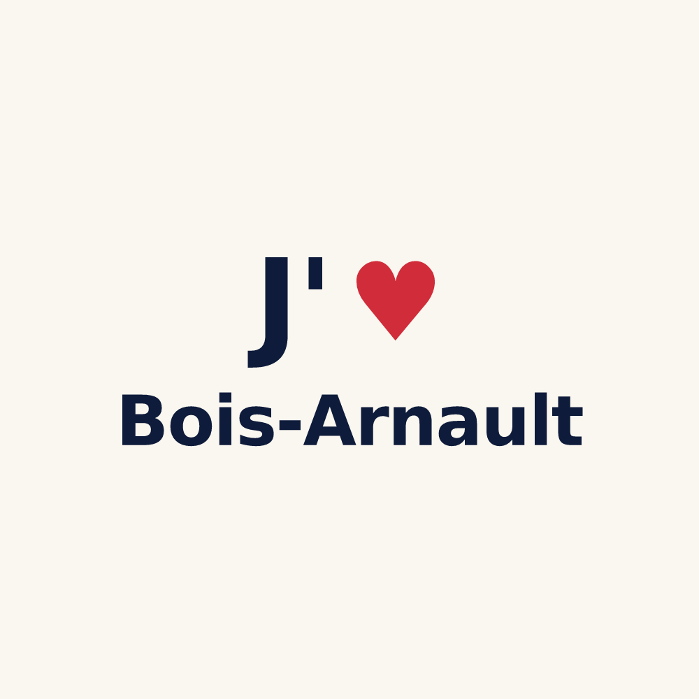 Tasse personnalisée Bois-Arnault — design J'aime Bois-Arnault