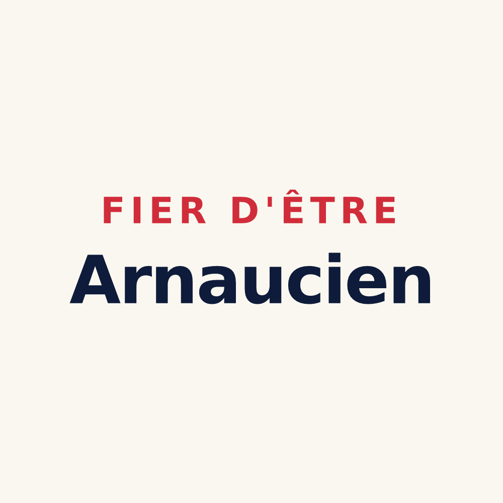 Tasse « Fier d'être Arnaucien » — design pour Bois-Arnault