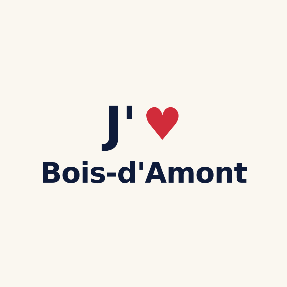 Tasse personnalisée Bois-d'Amont — design J'aime Bois-d'Amont