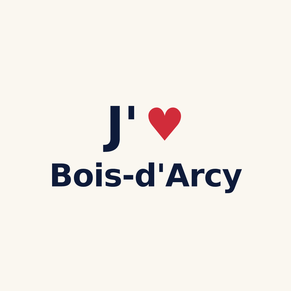 Tasse personnalisée Bois-d'Arcy — design J'aime Bois-d'Arcy