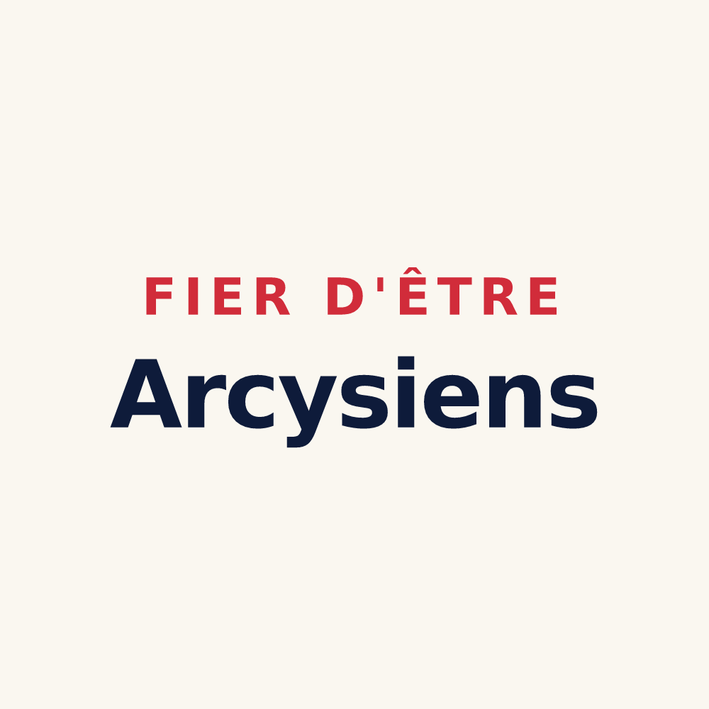 Tasse « Fier d'être Arcysiens » — design pour Bois-d'Arcy