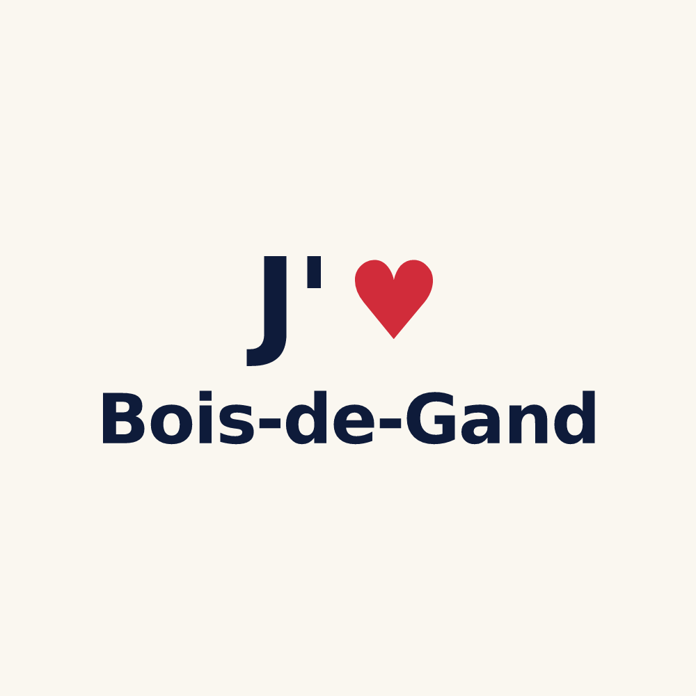 Tasse personnalisée Bois-de-Gand — design J'aime Bois-de-Gand