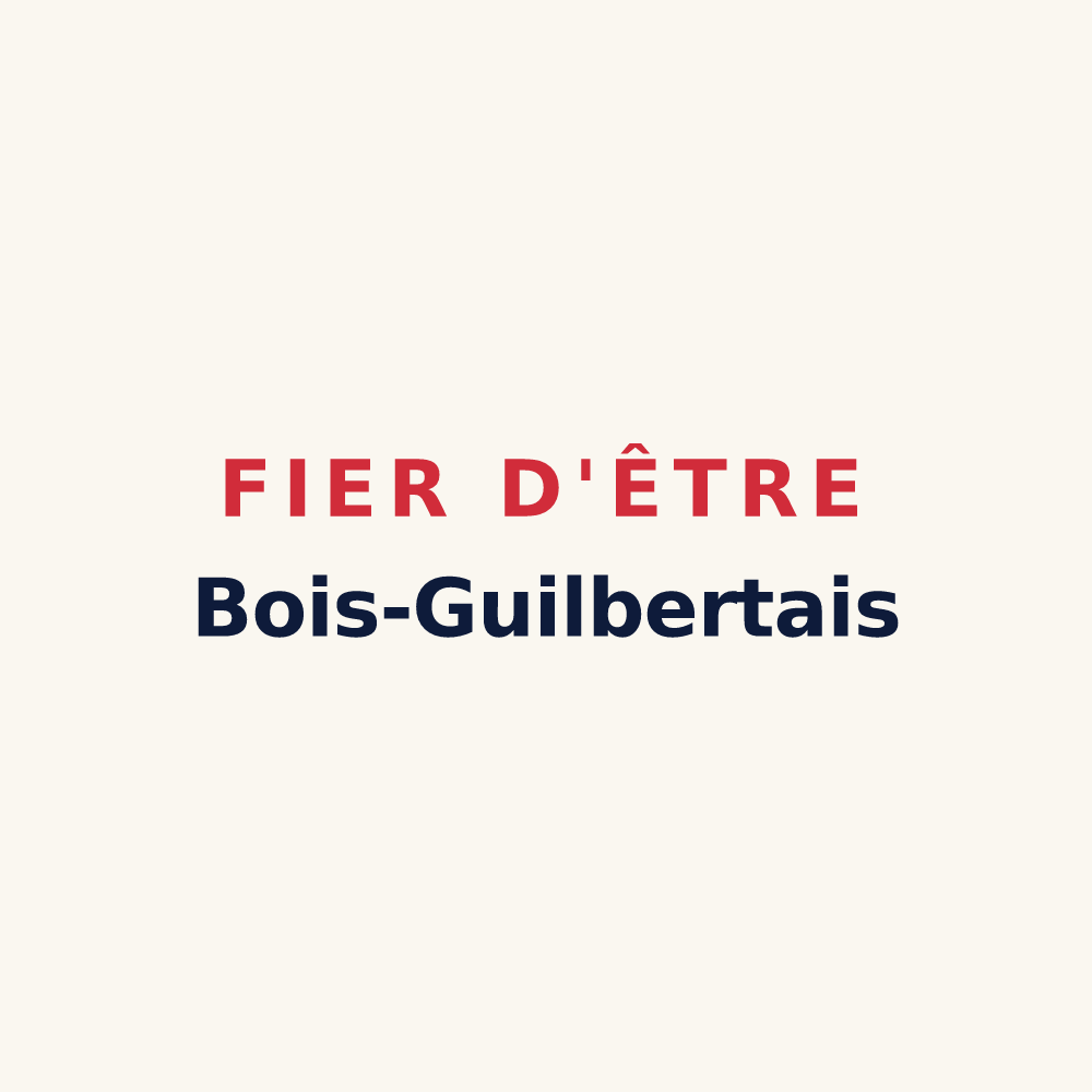 Tasse « Fier d'être Bois-Guilbertais » — design pour Bois-Guilbert