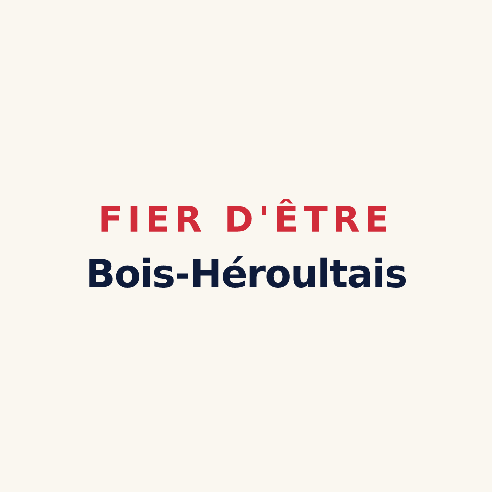 Tasse « Fier d'être Bois-Héroultais » — design pour Bois-Héroult