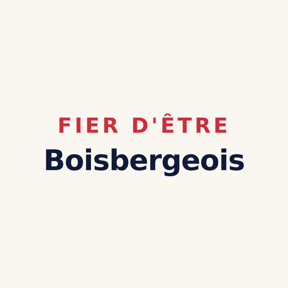 Tasse « Fier d'être Boisbergeois » — design pour Boisbergues