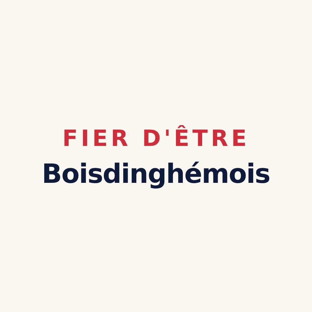 Tasse « Fier d'être Boisdinghémois » — design pour Boisdinghem